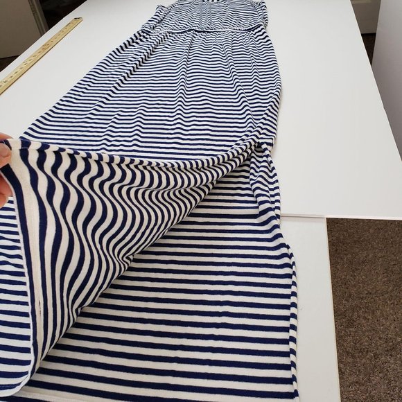 J. Crew Striped Print Sleeveless Maxi Tank Dress - Picture 9 of 11